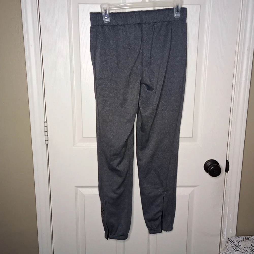 Nike Therma-Fit Joggers Soccer Trainer Pant Grey Zipper Elastic Ankle Wo…
